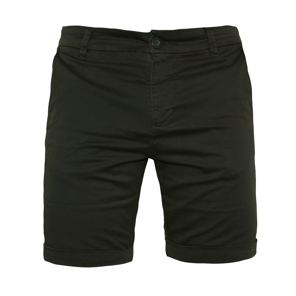 Urban Classics Turnup Chino Shorts (darkoliv)