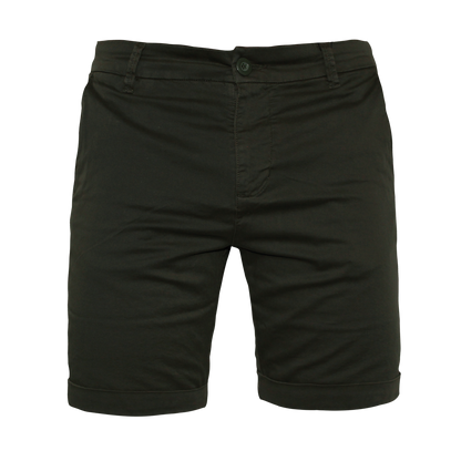 Urban Classics Turnup Chino Shorts (darkoliv)