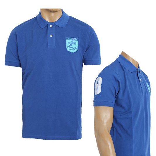 Lambretta "Badged" Polo (electric blue)