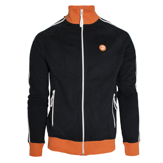 Trojan "Twin Stripe" Trainingsjacke (schwarz/orange)