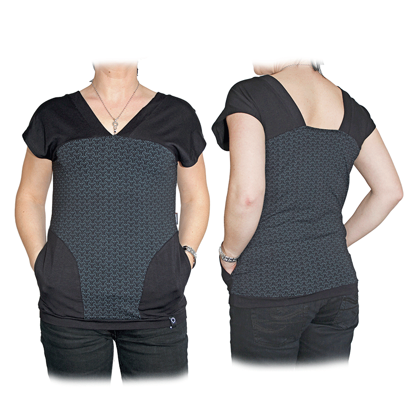 Zergatik "Ager" Girly Top (tetris)