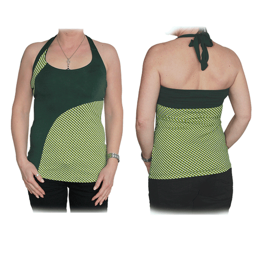 Zergatik "Ahetz" Girly Neckholder Top (getari)