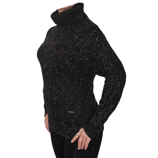 Zergatik "Masus" Girly Pullover (negro)