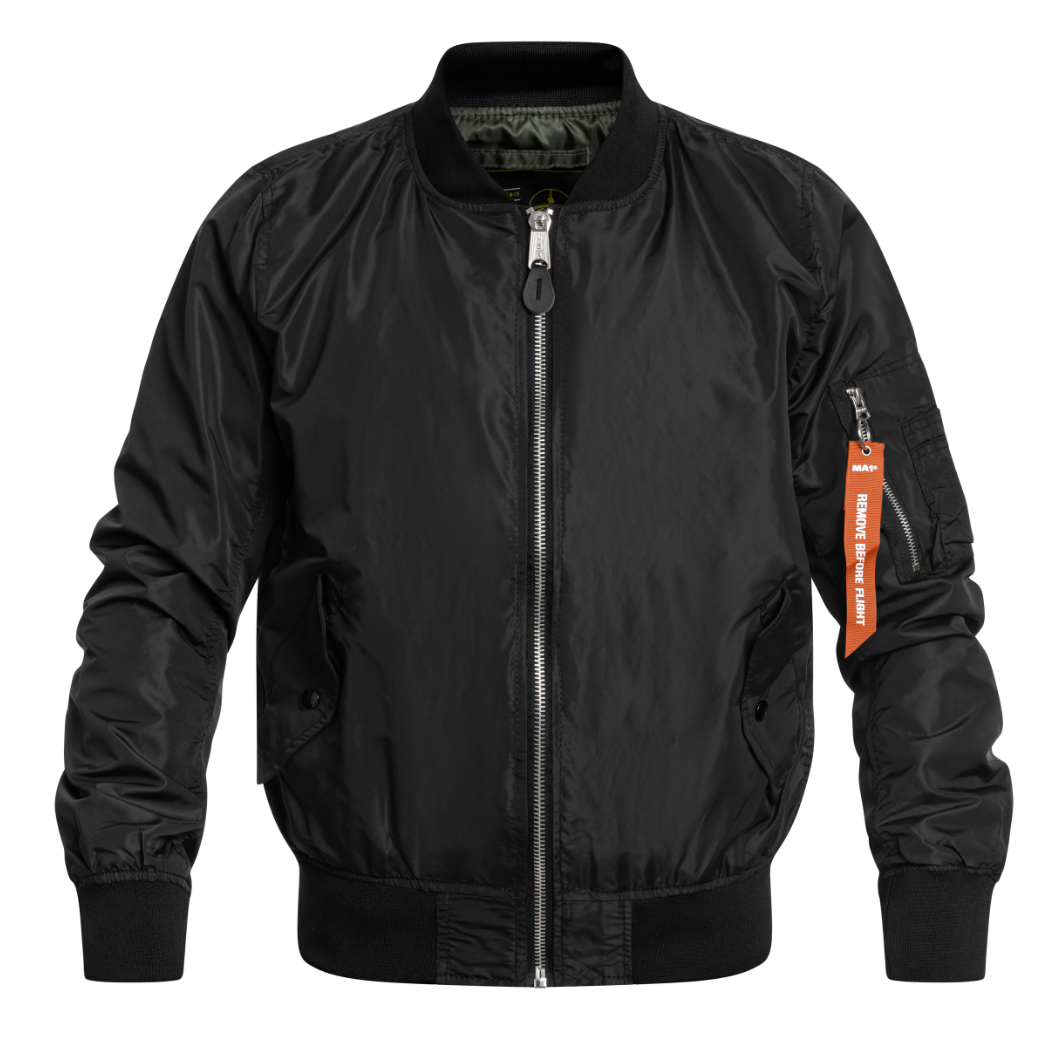 Mil-Tec Summer US MA-1 Flight Jacket (Black)
