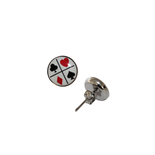 Card Ohrstecker (2Stück) (white)