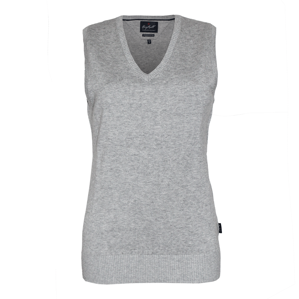 Hakro "Premium" Girly V-Pullunder (grey)