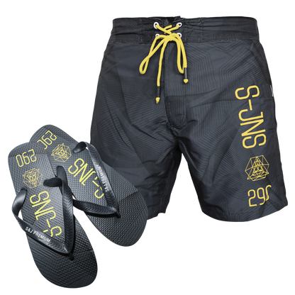 Smith & Jones Badeshorts "Decibel" (dark shadow)