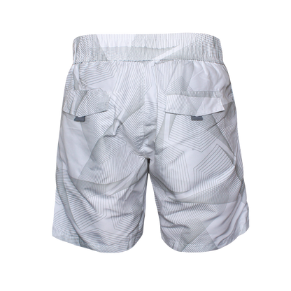Smith & Jones Badeshorts "Decibel" (weiss)