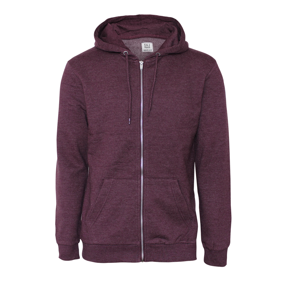 Smith & Jones "Gridiron" Kapuzenjacke Doppelpack (schwarz/weinrot)