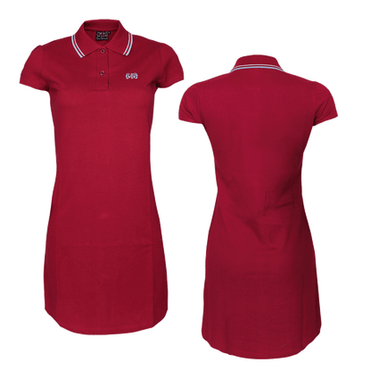 Spirit of the Streets "Logo" Girly Polo Dress (burgundy)