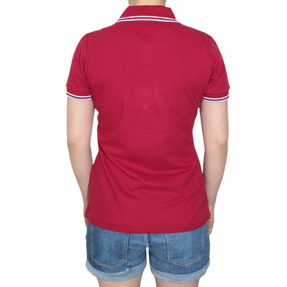 Spirit of the Streets "2 Birds" Girly-Polo (burgund)