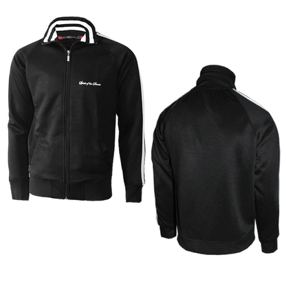Spirit of the Streets Trainingsjacke (black/with white stripes)