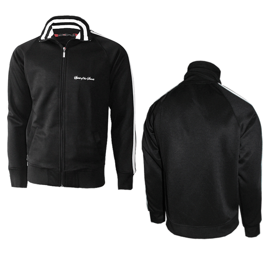 Spirit of the Streets Trainingsjacke (black/with white stripes)
