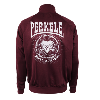 Perkele "Heart full of Pride" Trainingsjacke (burgund)