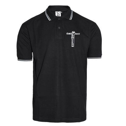 A Way of Life "Crucified!" Polo Shirt (schwarz)