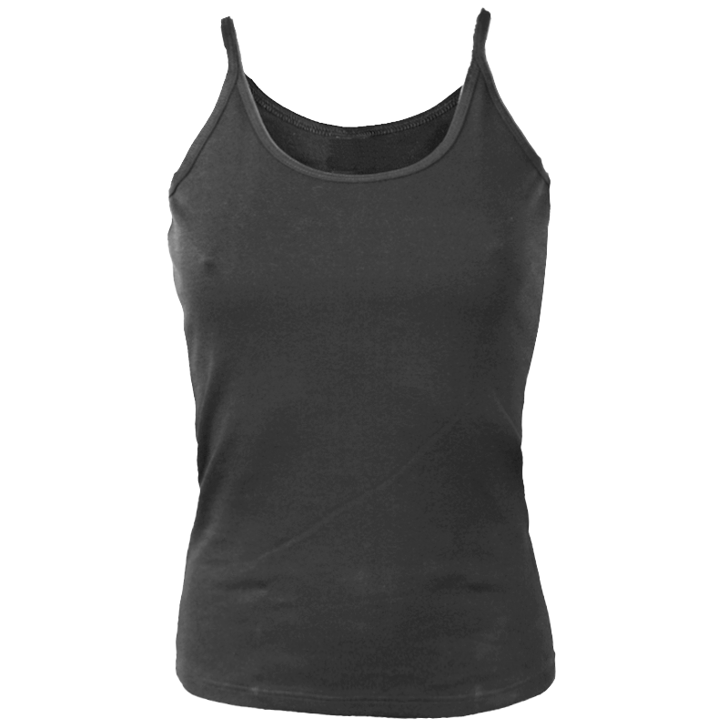 Trägershirt (Girly) (schwarz/black)