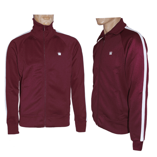 Kings League "04" Trainingsjacke (bordeaux/white)