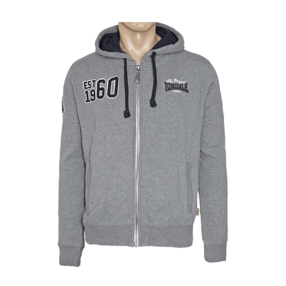 Lonsdale "Eastbourne" Zipjacke/ Hooded (marl grey)