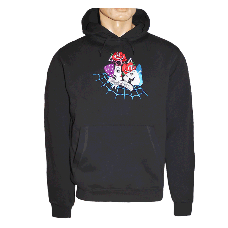 Mad Pico "RocknRoll" Kapu/hooded (schwarz)