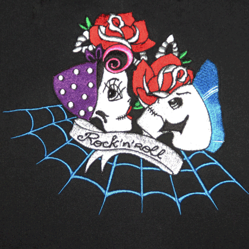 Mad Pico "RocknRoll" Kapu/hooded (schwarz)