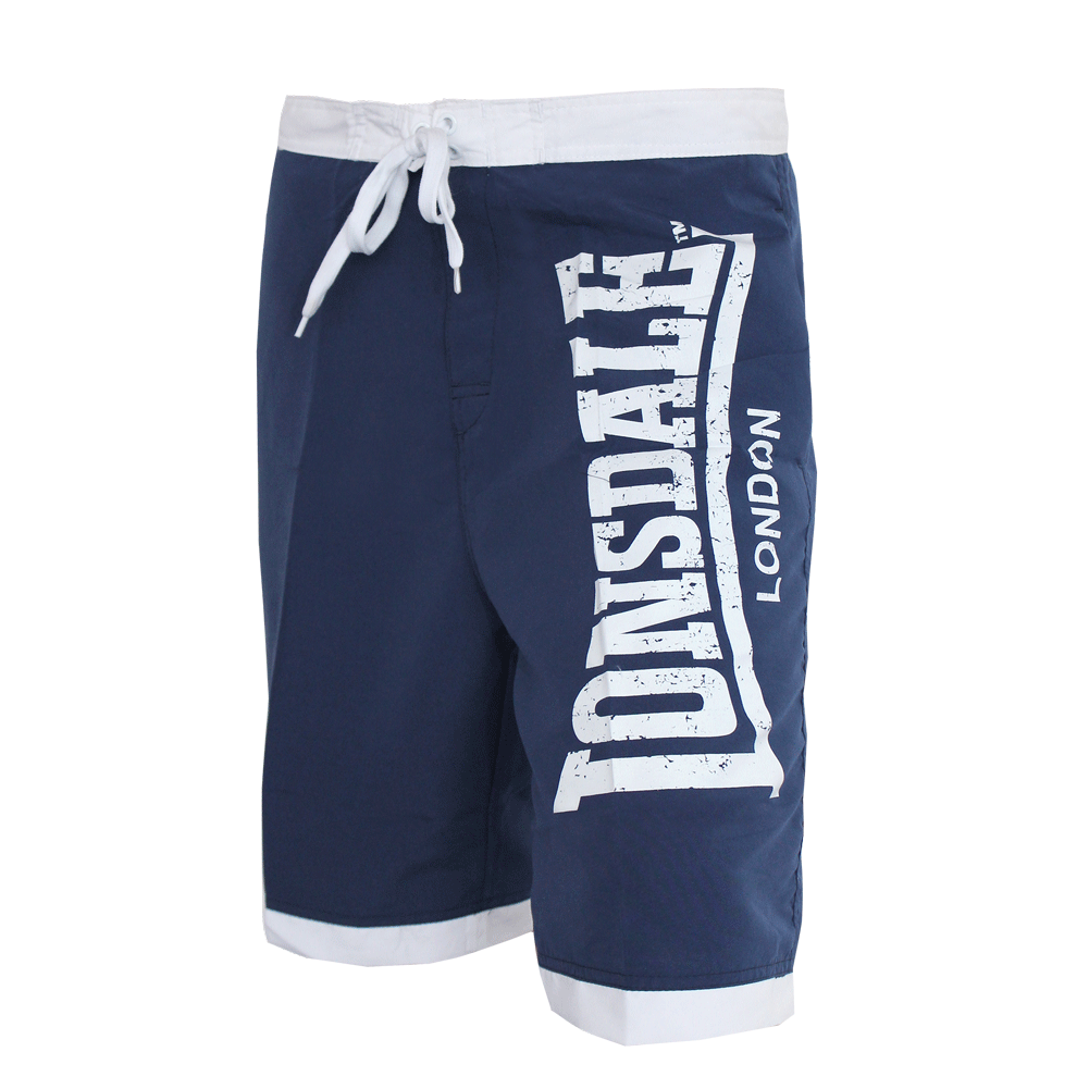 Lonsdale "Clennell" Bade Short (navy/weiss)