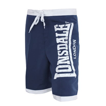 Lonsdale "Clennell" Bade Short (navy/weiss)