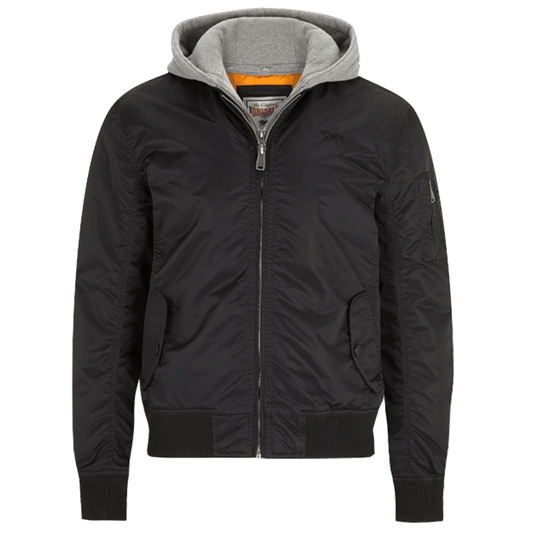 Lonsdale "Clifton" Jacke (schwarz)