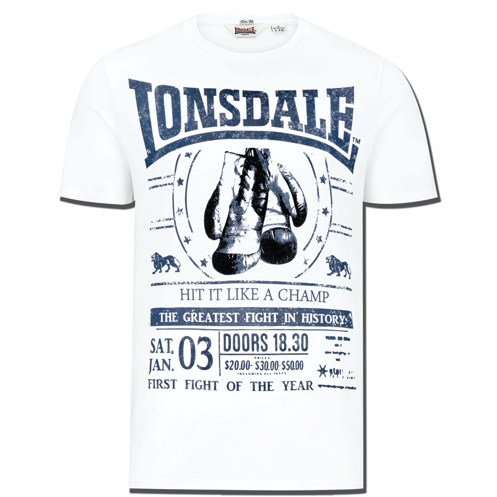 Lonsdale "Matson" T-Shirt (weiß)