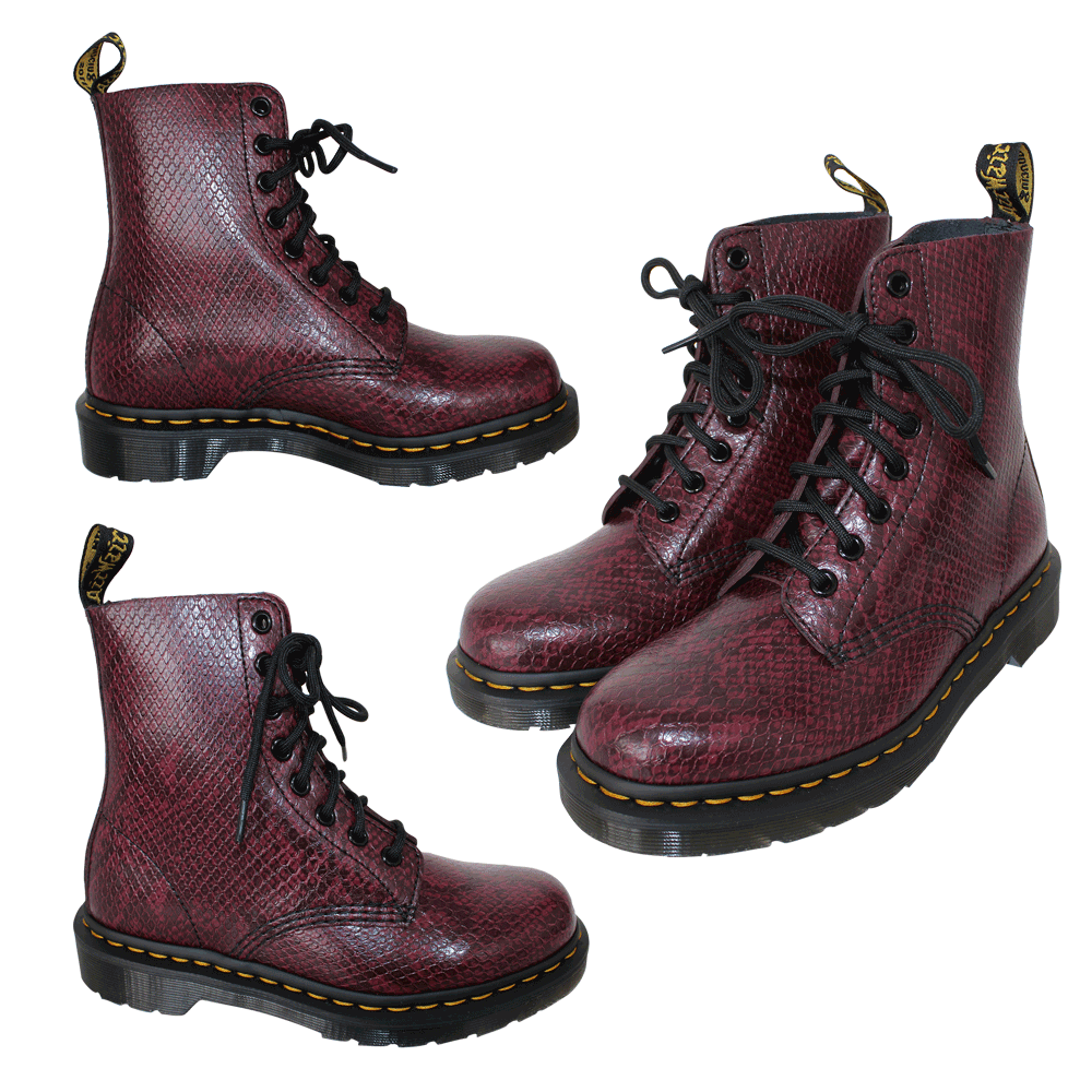 Dr. Martens "Pascal Viper" Girl Boot (8 Loch) (wine)