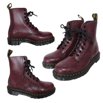 Dr. Martens "Pascal Viper" Girl Boot (8 Loch) (wine)