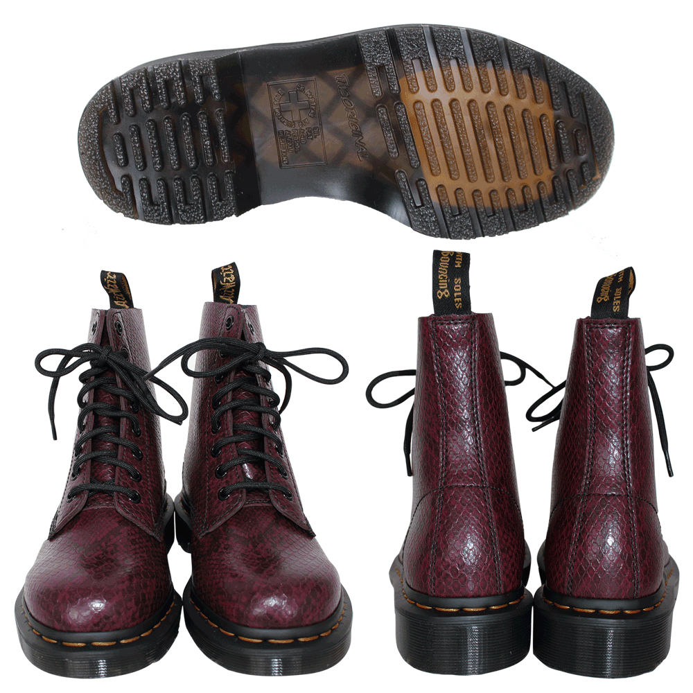 Dr. Martens "Pascal Viper" Girl Boot (8 Loch) (wine)