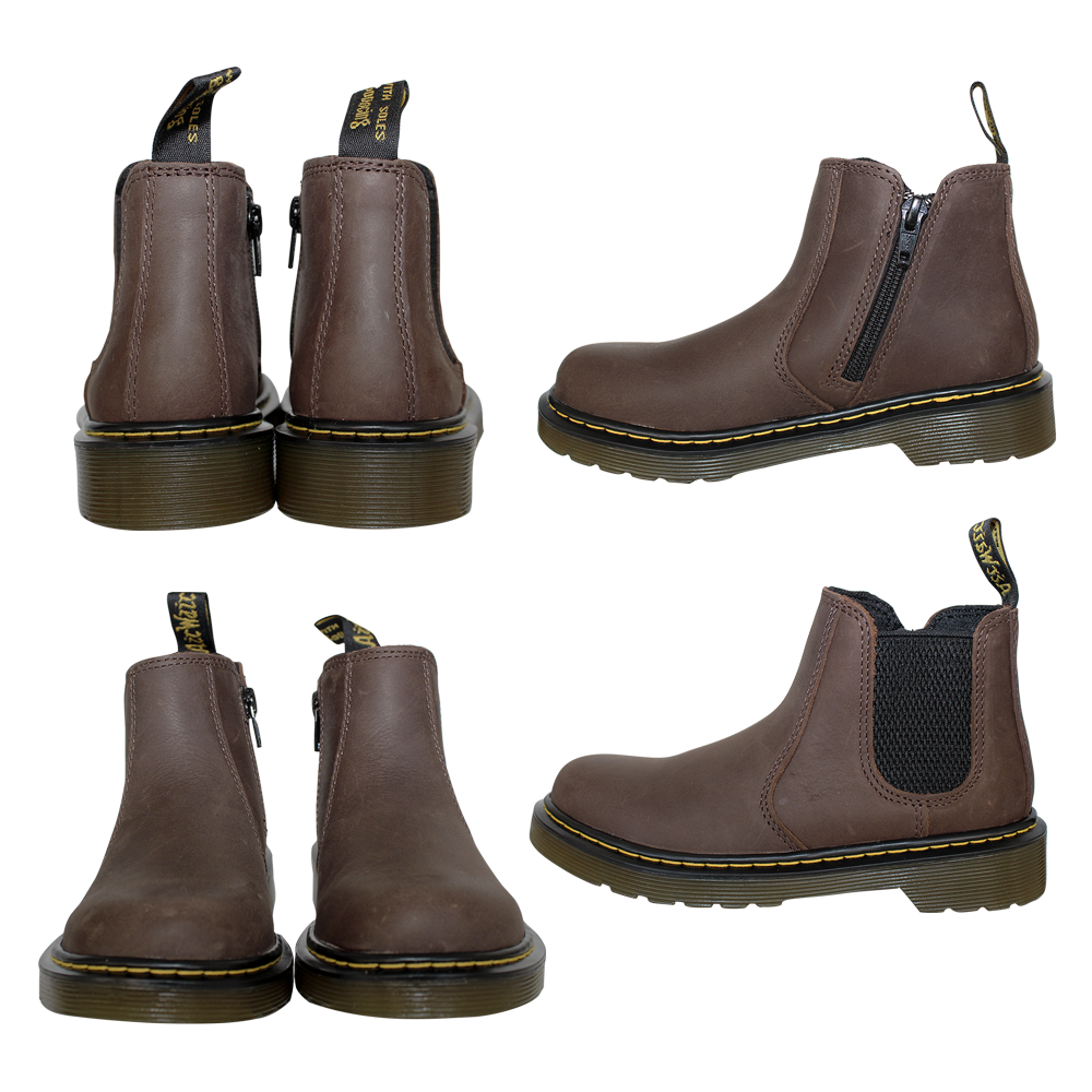 Dr.Martens "Banzai" Kinder Chelsea Boot (dunkelbraun)