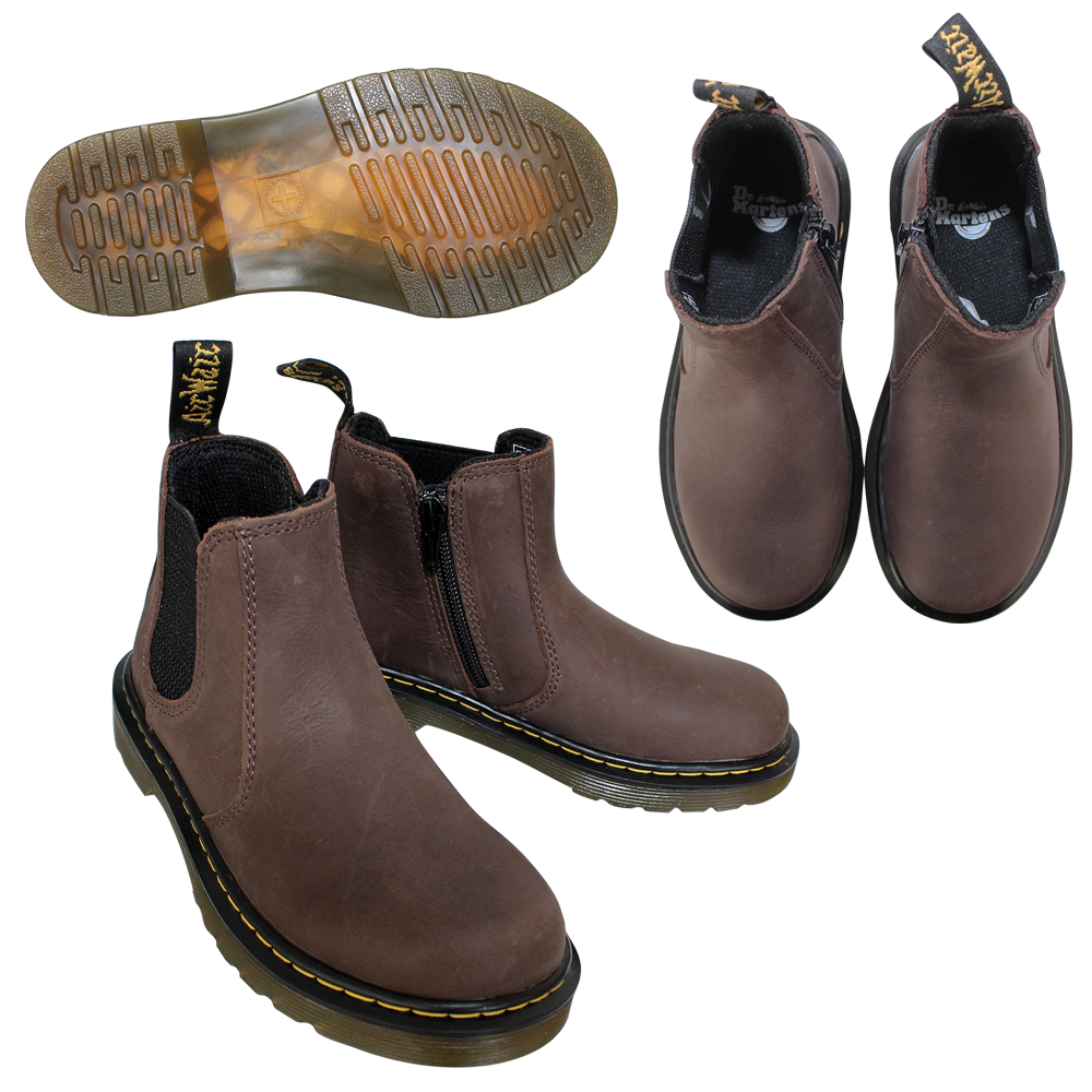 Dr.Martens "Banzai" Kinder Chelsea Boot (dunkelbraun)