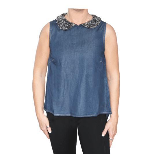 Fuga "Dewi" Girly Jeans Shirt (denim)