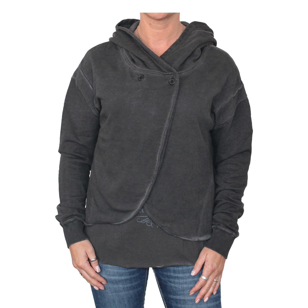 Fuga "Tina" Girly Kurzjacke/ Hooded (black)