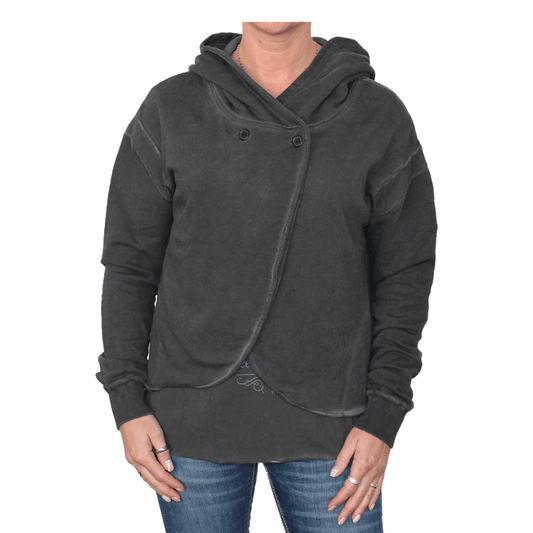 Fuga "Tina" Girly Kurzjacke/ Hooded (black)