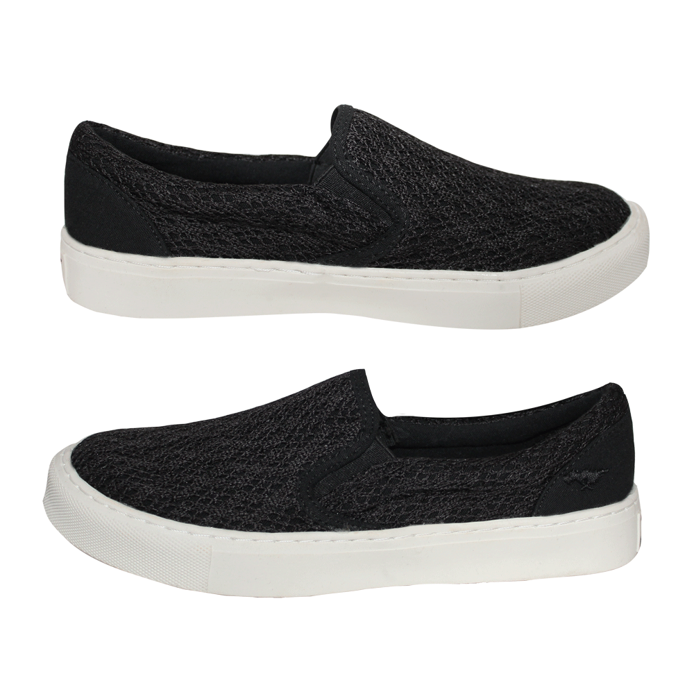 Rocket Dog Girl Slipper "Duet Lovely Crochet" (black)