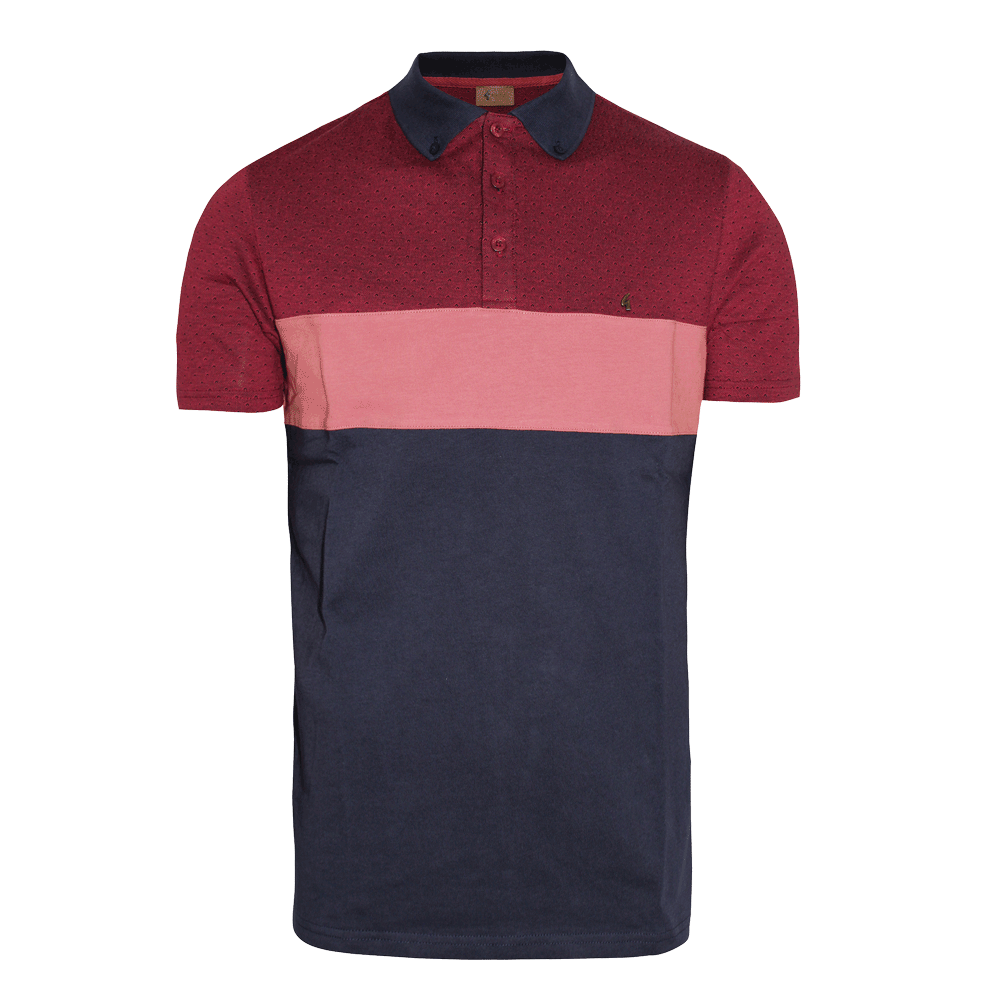 Gabicci Vintage Retro Polo (rot)