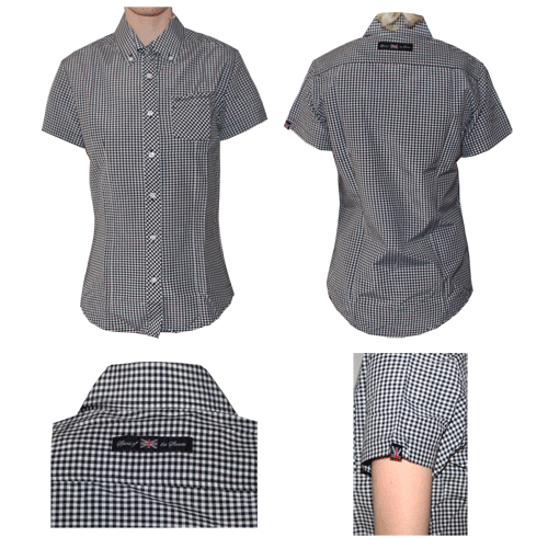 Spirit of the Streets "Brighton" Lady Button Down Hemd (kurz)