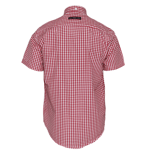 SotS "Midcheck Red" Button Down Hemd (kurz)