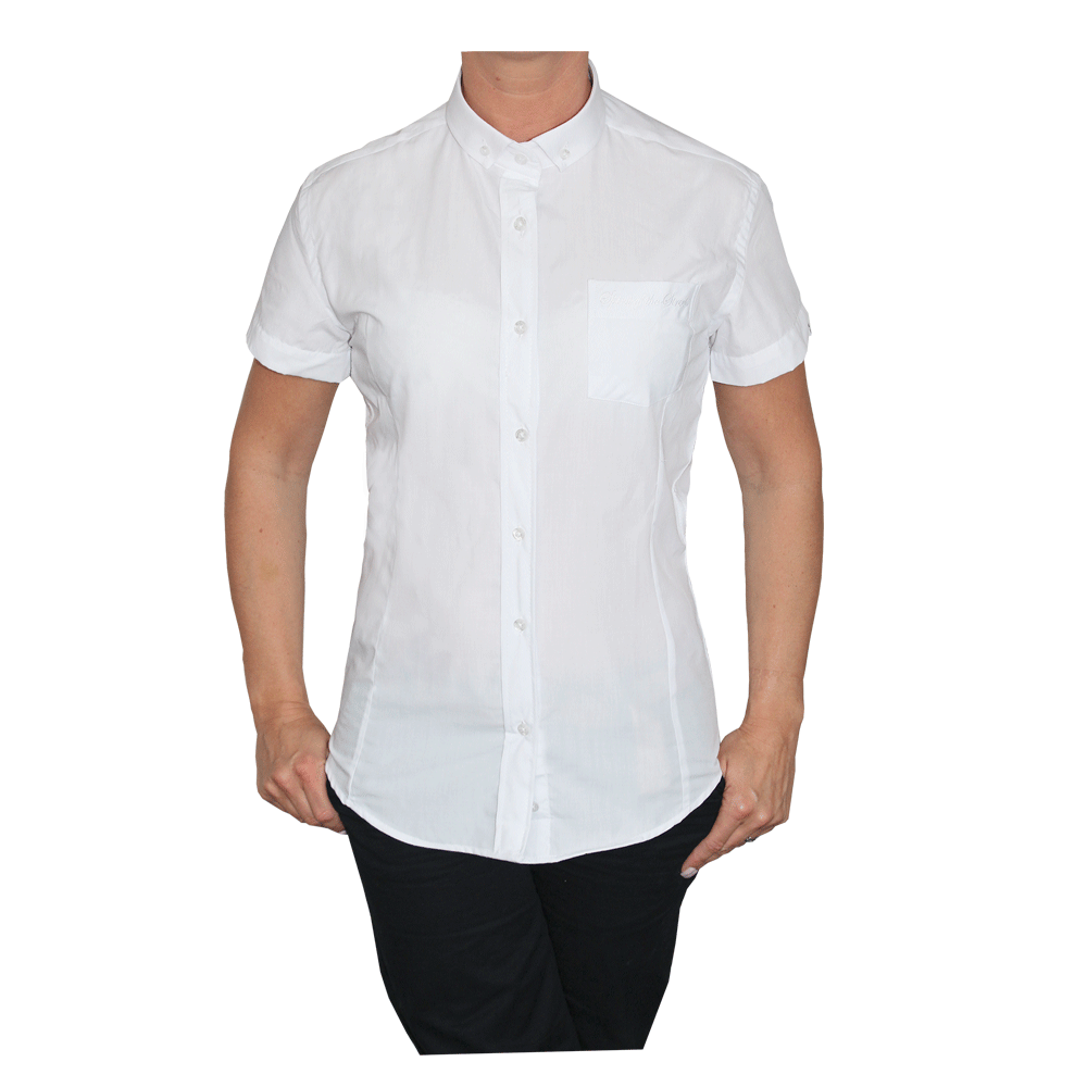 SotS "White" Lady Small Button Down Hemd (kurz)