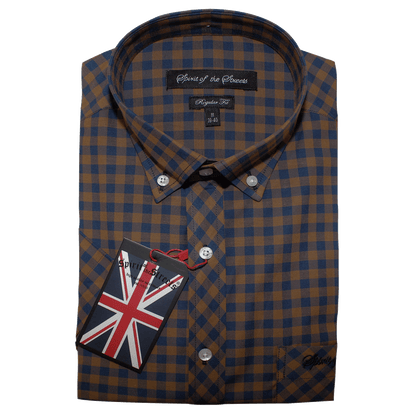 SotS "Rampside" Button Down Hemd (braun)