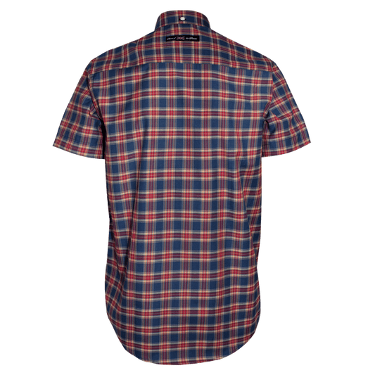 SotS "Wanderlust" Button Down Hemd (blau/rot)