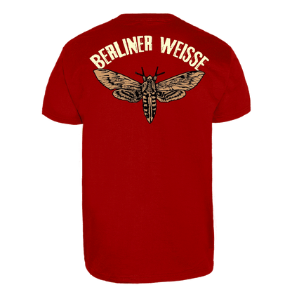 Berliner Weisse "Motten und Licht" T-Shirt (dunkelrot)