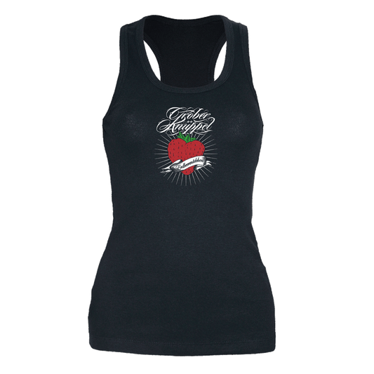Grober Knüppel "Erdbeermädchen" Racerback Girly
