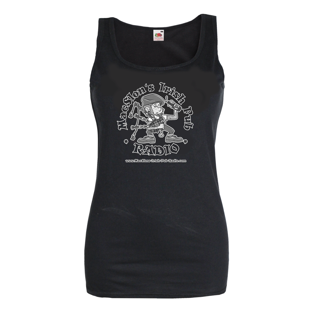 MacSlon's Irish Pub Radio "Logo" Girly Tank Top