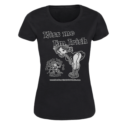 MacSlon's Irish Pub Radio "Kiss" Girly Shirt