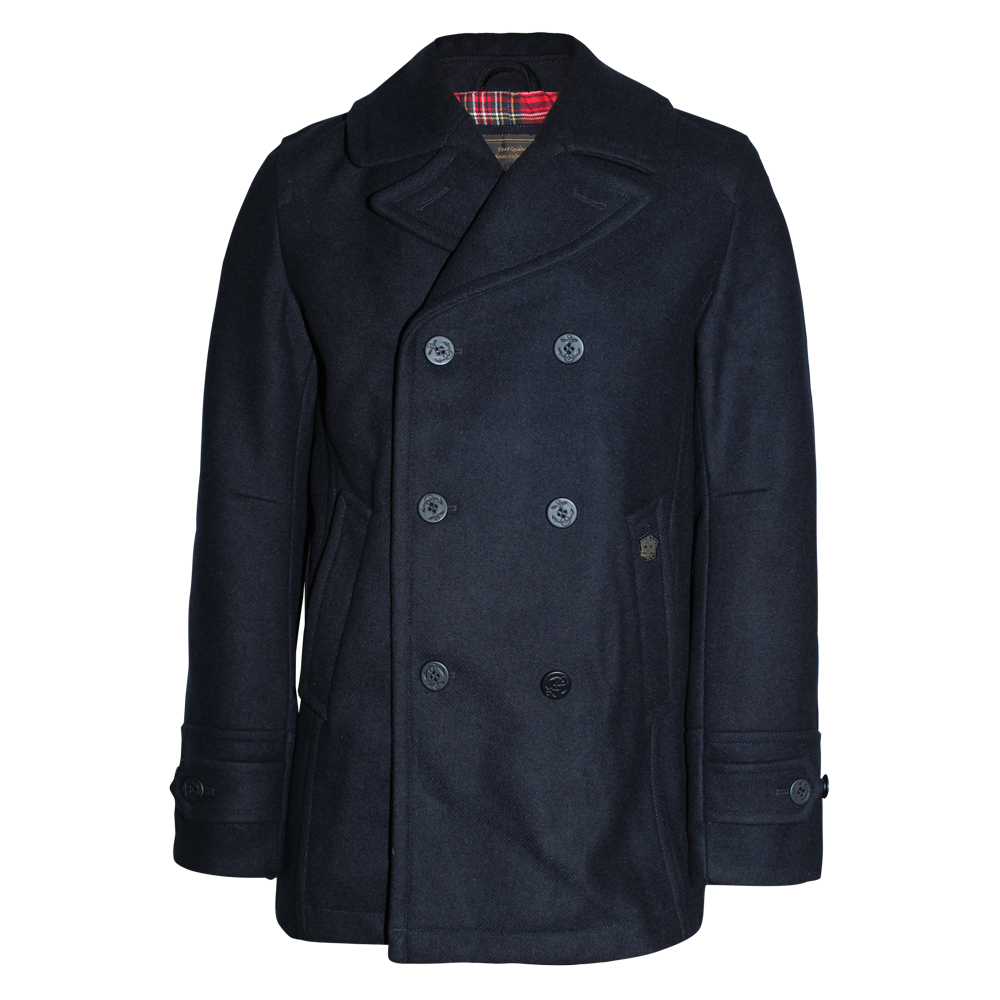 Merc "Doyle" Pea Coat (dark navy)