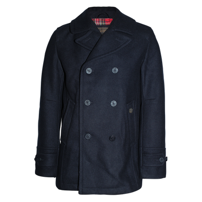 Merc "Doyle" Pea Coat (dark navy)