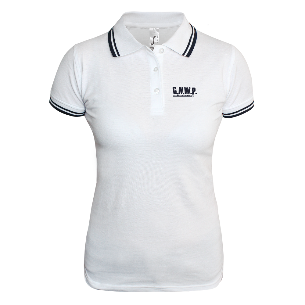 G.N.W.P. Girly Contrast Polo (weiß/navy)
